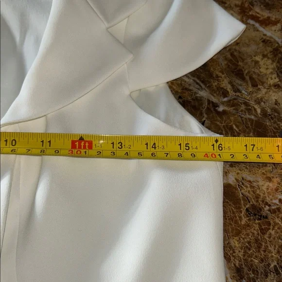 Anne Fontaine Elegant White Double-Breasted Blouse.Size 40 - Picture 9 of 10